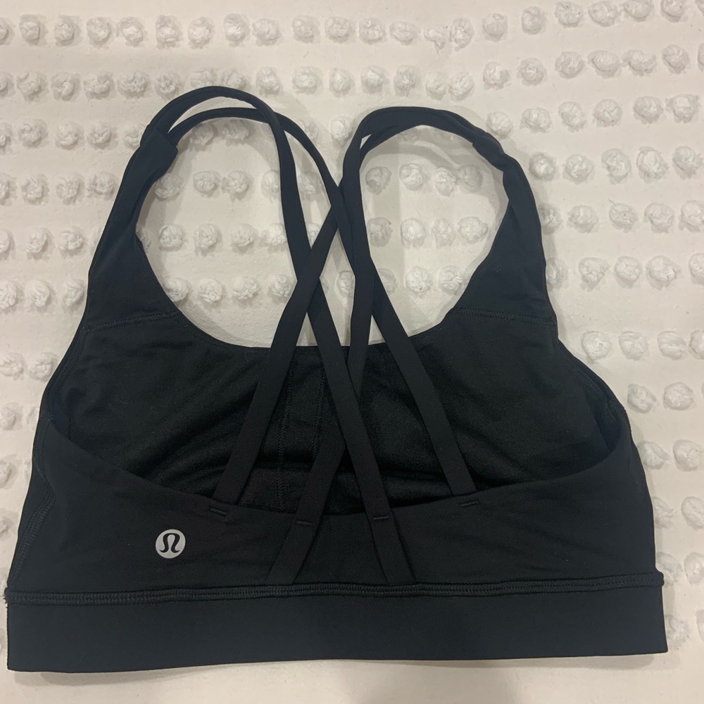 Black Lululemon Size 4 Sports Bra